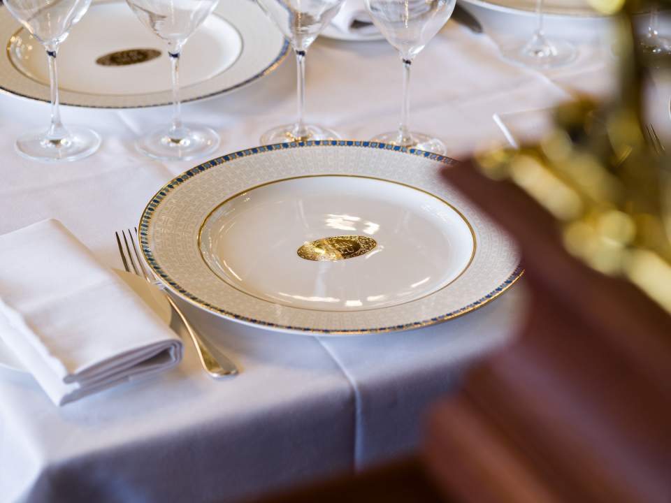 assiette du train bleu