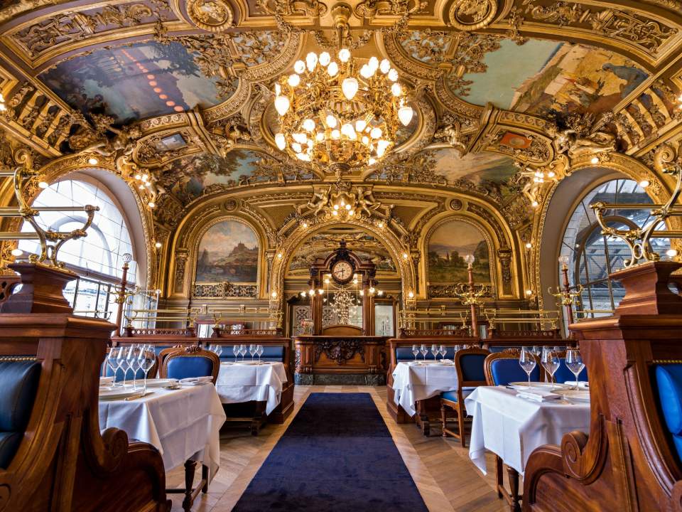 Restaurant 'Le Train Bleu' at station Gare de Lyon Paris France l